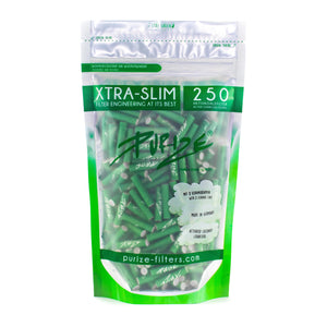 Purize Aktivkohlefilter Xtra Slim 250 Stk. Green