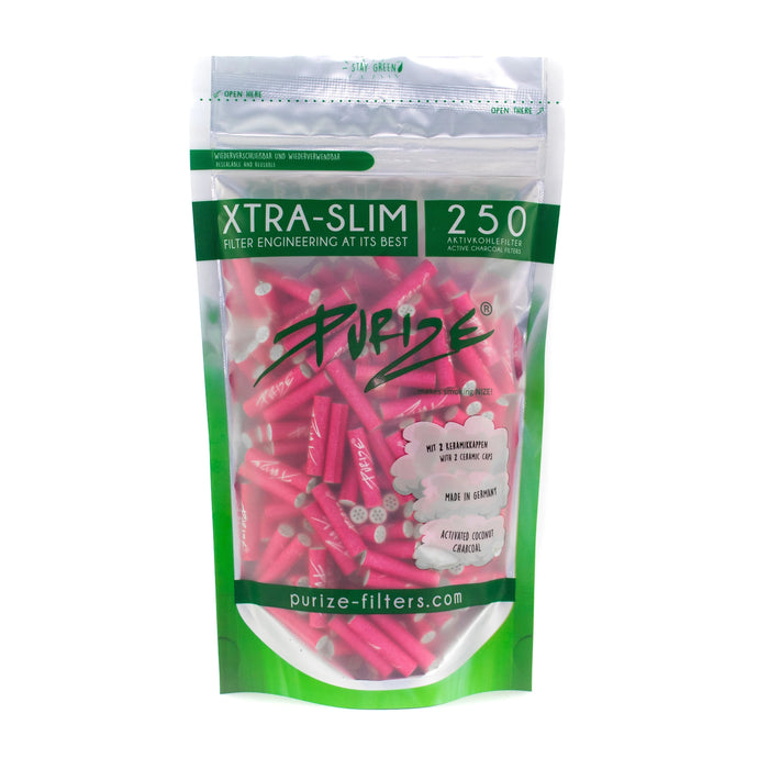Purize Aktivkohlefilter Xtra Slim 250 Stk. Pink